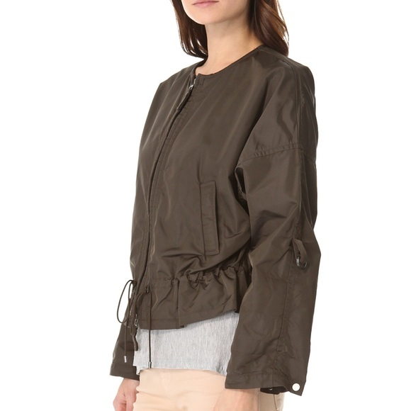 Vince Jackets & Coats Vince Olive Green Anorak Jacket Poshmark